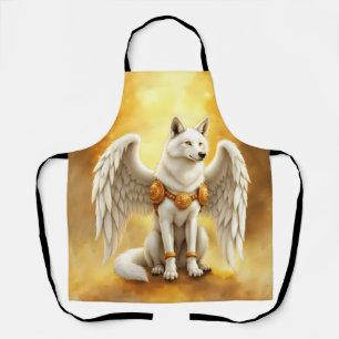 Keeper of the Dawn – The White Winged Wolf.  Apron