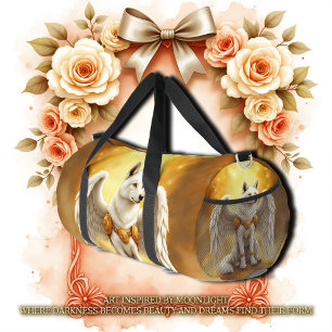 Keeper of the Dawn – The White Winged Wolf.  Duffle Bag