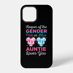 Keeper Of The Gender Auntie Loves You Baby iPhone 12 Case