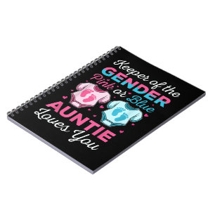 Keeper Of The Gender Auntie Loves You Baby Notebook