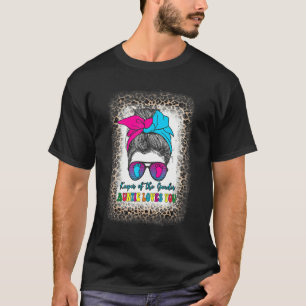 Keeper Of The Gender Auntie Loves You Women Messy T-Shirt