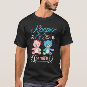 Keeper of the Gender Bears in blue and pink party T-Shirt