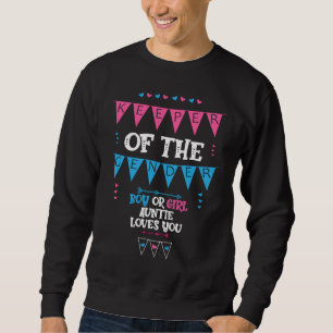 Keeper Of The Gender Boy Or Girl Auntie Loves You Sweatshirt