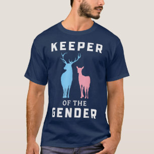Keeper Of The Gender Buck Or Doe Gender Reveal T-Shirt