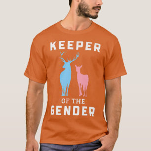 Keeper Of The Gender Buck Or Doe Gender Reveal T-Shirt