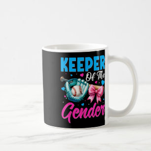 Keeper Of The Gender Bysebyll Or Bows Gender Revea Coffee Mug