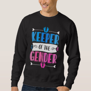 Keeper of the Gender Cute Baby Gender Reveal Party Sweatshirt