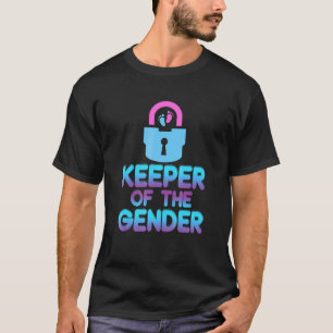 Keeper Of The Gender Cute Baby Reveal Men Women T-Shirt