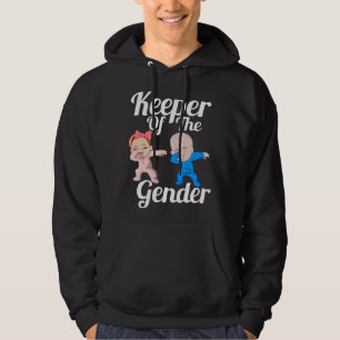 Keeper Of The Gender Cute Gender Reveal Party Coup Hoodie