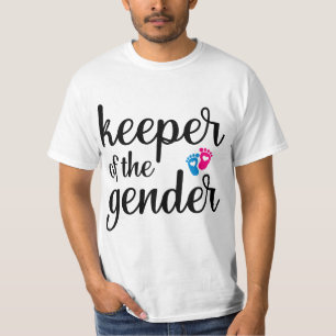 keeper of the gender - Gender Reveal Party Idea  T-Shirt