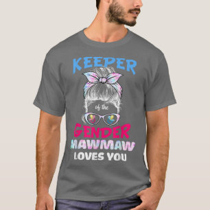 Keeper of the Gender Mawmaw Loves You Gender Revea T-Shirt