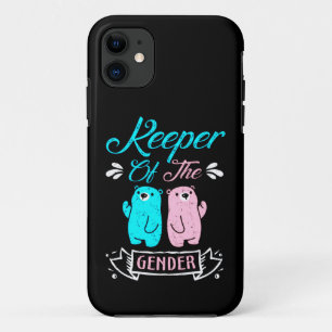 Keeper of the Gender Pink and Blue Teddy Bear Case-Mate iPhone Case