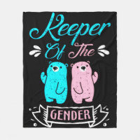 Keeper of the Gender Pink and Blue Teddy Bear