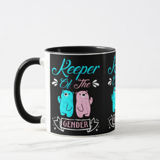 Keeper of the Gender Pink and Blue Teddy Bear Mug