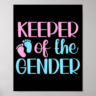 Keeper Of The Gender Pregnancy Announcement Gender Poster
