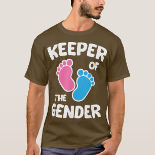 Keeper Of The Gender Pregnancy Gender Reveal  T-Shirt