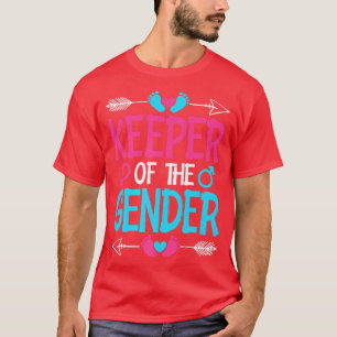 Keeper Of The Gender Reveal Baby Announcement Part T-Shirt