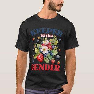 Keeper of The Gender Reveal Baby Berry Sweet Pink  T-Shirt