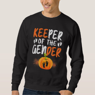 Keeper Of The Gender Reveal Baby Halloween Party Sweatshirt