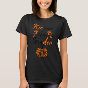 Keeper Of The Gender Reveal Baby Halloween Party T-Shirt