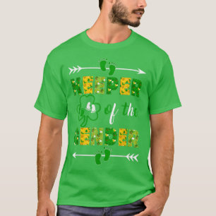 Keeper Of The Gender Reveal Baby St Patrick's Day T-Shirt