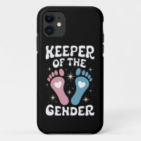 Keeper Of The Gender Reveal Party Boy Girl Family