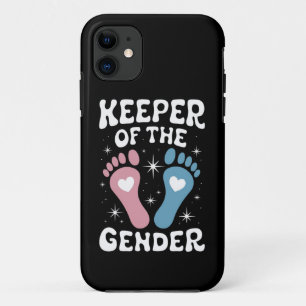Keeper Of The Gender Reveal Party Boy Girl Family Case-Mate iPhone Case