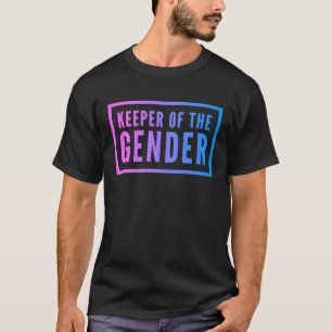 Keeper Of The Gender Reveal Party Supplies  Cute T-Shirt