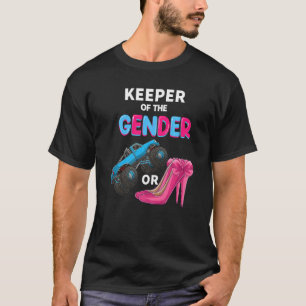 Keeper Of The Gender Wheels Or Heels Cute Reveal B T-Shirt