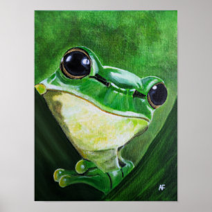 Keeper of the Water Painting by Alfred Fox Poster