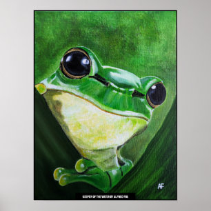 Keeper of the Water Painting by Alfred Fox Poster