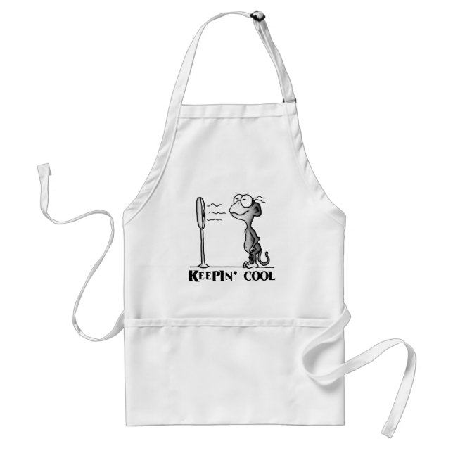 Keepin' Cool Monkey Standard Apron (Front)