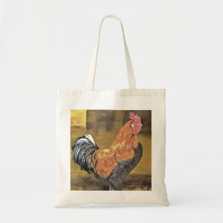 Keeping Chickens Farmyard Rooster Tote Bag