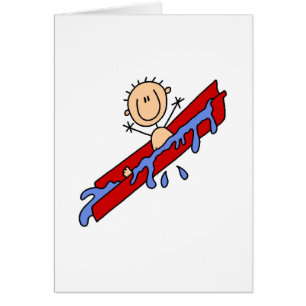 Keeping Cool On The Water Slide Card