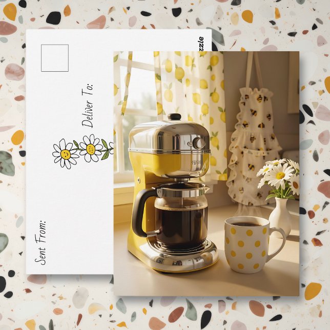 Keeping in Touch | Just Saying Hi | Cute Coffee  Postcard (Creator Uploaded)