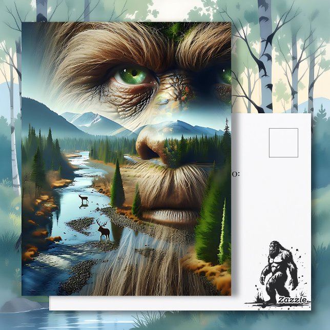 Keeping in Touch with Sasquatch  Postcard (Creator Uploaded)