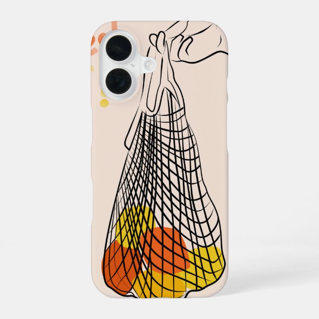 Keeping It Fresh AF, Always iPhone 16 Case (Back)