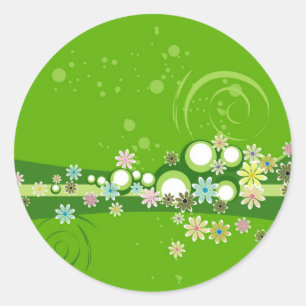 Keeping it Green Classic Round Sticker