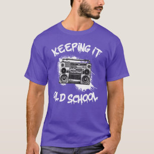 Keeping it old school Boombo 80s Hip Hop graffiti T-Shirt