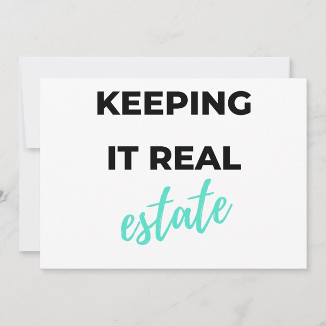 Keeping It Real Estate 2 Holiday Card (Front)