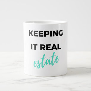 Keeping It Real Estate 2 Large Coffee Mug