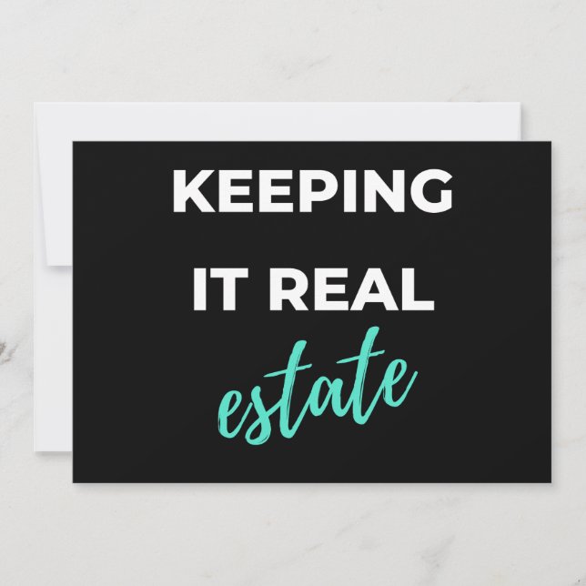 Keeping It Real Estate Holiday Card (Front)