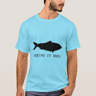 Keeping It Reel, Black Fish T-Shirt