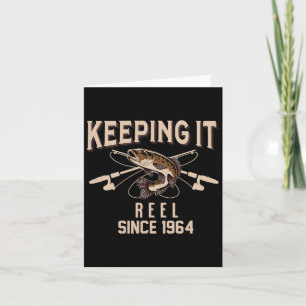 Keeping It Reel Since 1964 Fisherman Fisherwoman B Card
