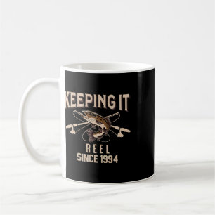 Keeping It Reel Since 1994 Fisherman Fisherwoman B Coffee Mug