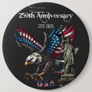 Keepsake Anniversary  250th USA 6 Cm Round Badge