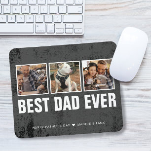 Keepsake Best Dad Ever Father's Day Photo Collage Mouse Pad