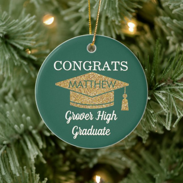 Keepsake! Congrats Any Graduate Ceramic Tree Decoration (Tree)