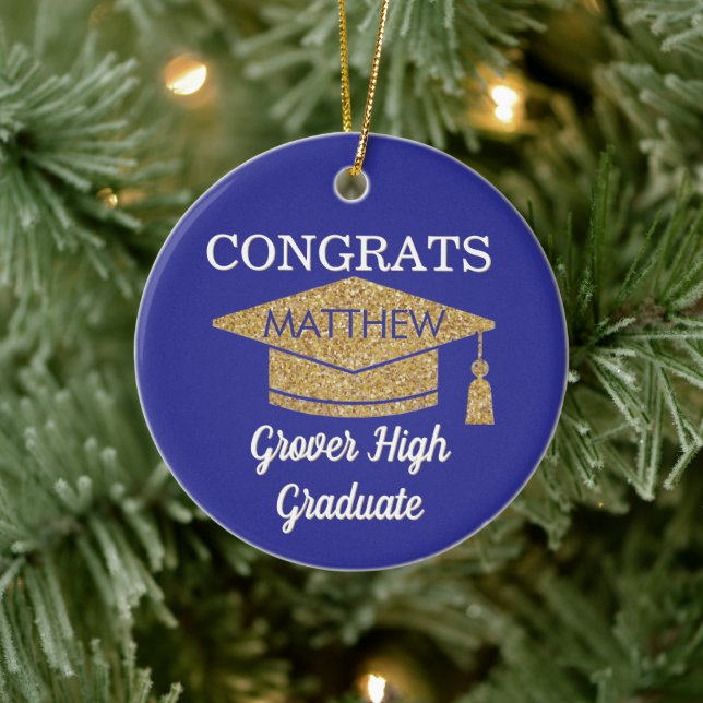 Keepsake! Congrats Any Graduate Ceramic Tree Decoration (Tree)