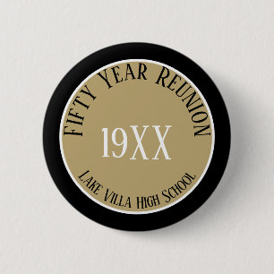 Keepsake! Custom 50th class reunion button